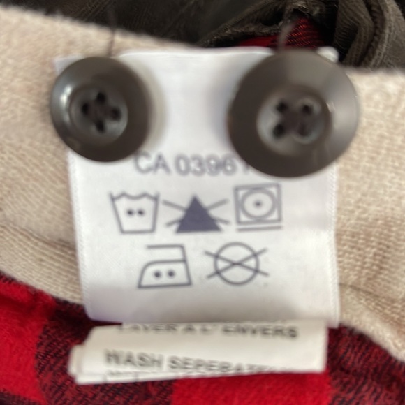 Denver Hayes Mens Brown Flannel Lined Pants Double Layer Insulated Buffalo 36x30 - Picture 8 of 10